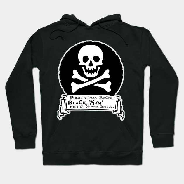 Jolly Roger - Samuel Black Sam Bellamy Hoodie by MBK